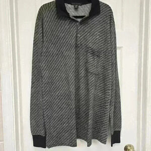 Metropolitan View Men's Golf Longsleeve Polo,Size XL